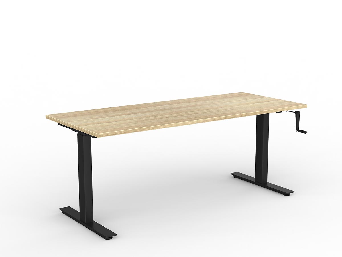Agile Winder Height Adjustable Straight Desk