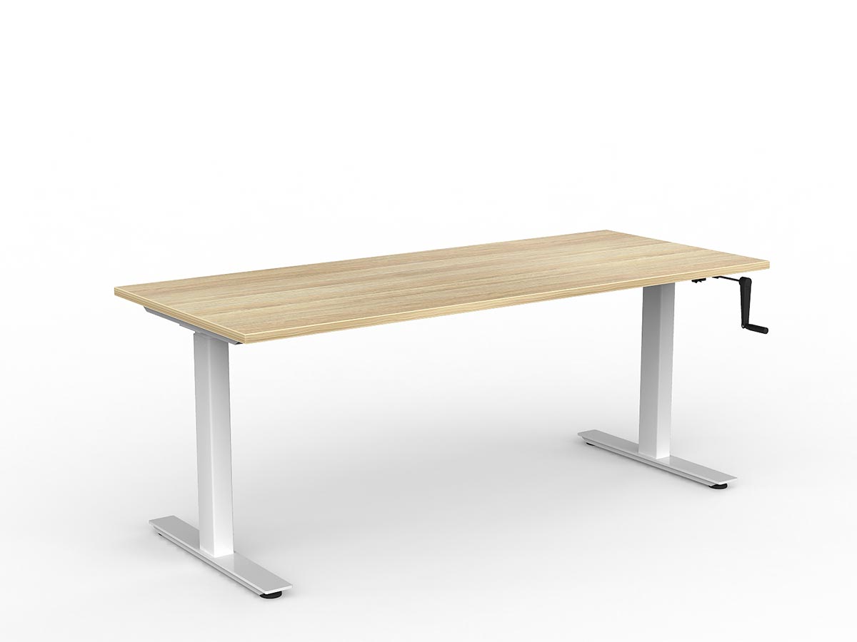 Agile Winder Height Adjustable Straight Desk