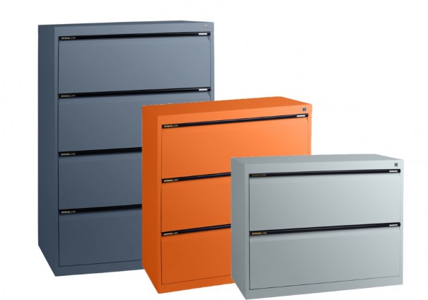 2 drawer Lateral - Blaze Blue
