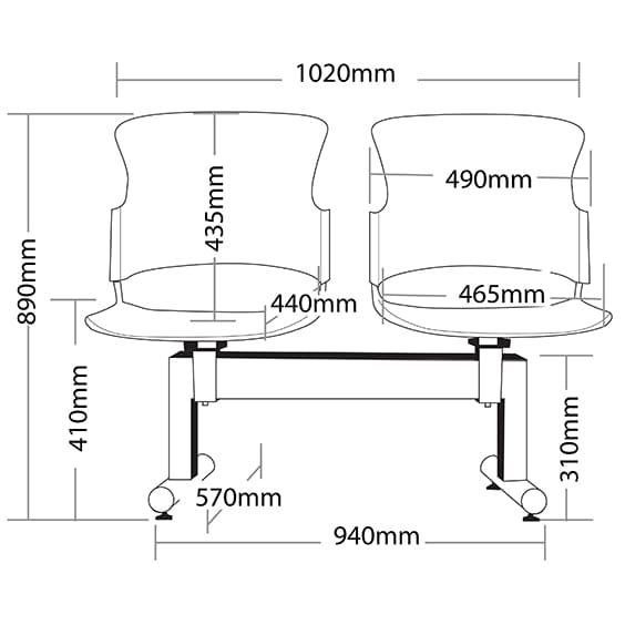 F Beam 2 with dimension