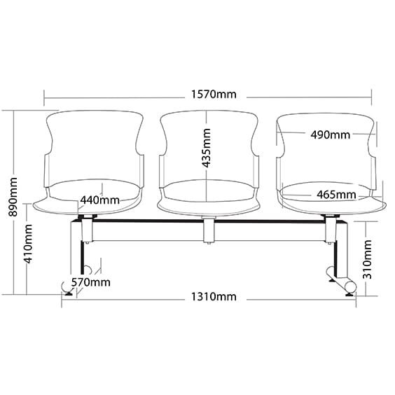 F Beam 3 with dimension