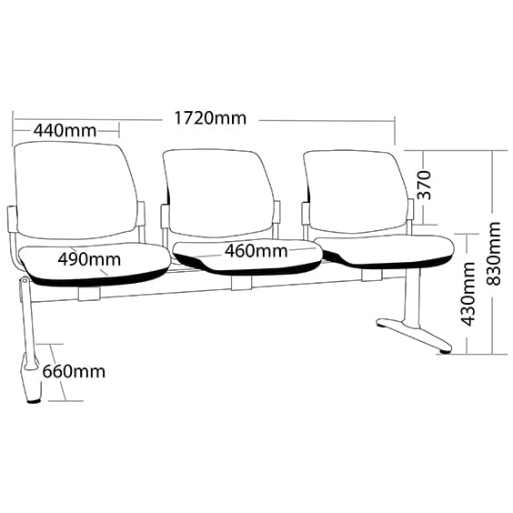 M Beam 3 with dimension