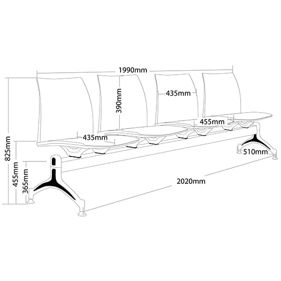 V BEAM 4 With Dimension all