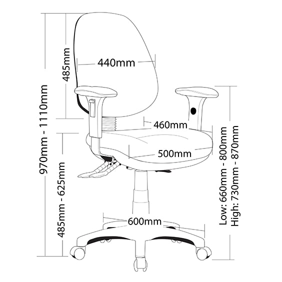 P350HC with dimension with all