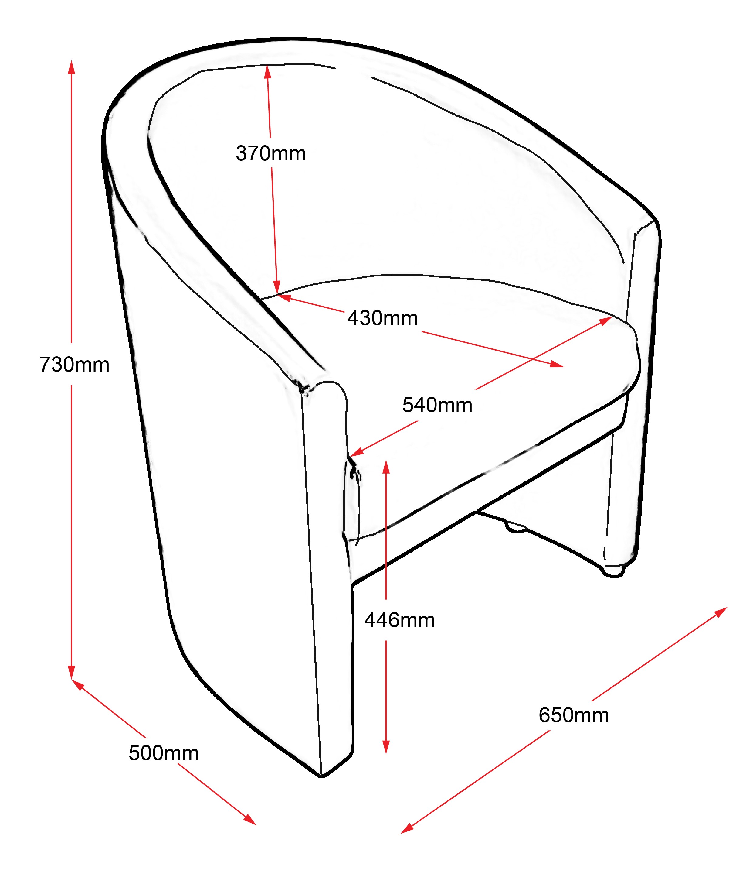 line draw space tub