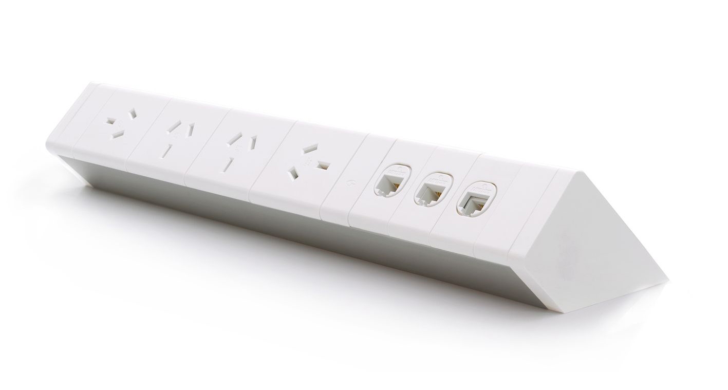 Athena  Above Desk Power Rail - Express