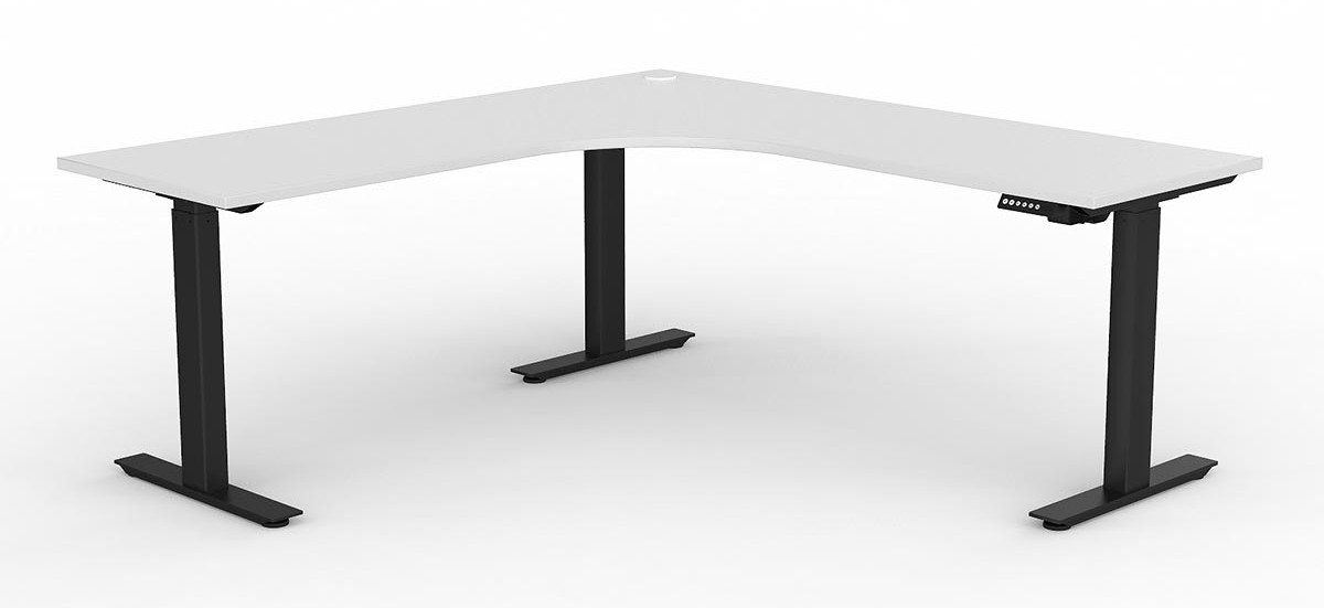 Agile Sit to Stand Corner Desk