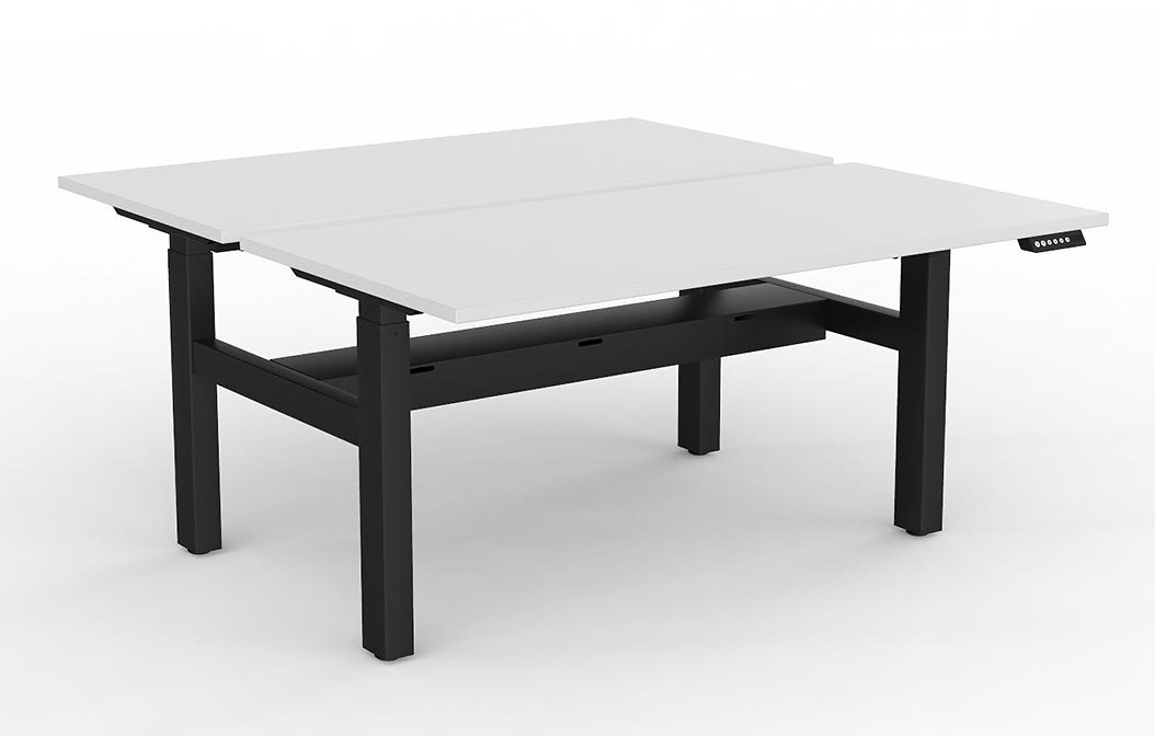 Agile Height Adjustable Two Person Workstation