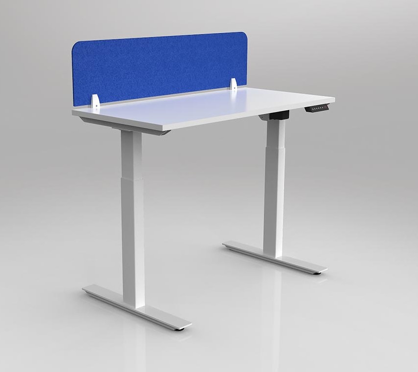 Agile Height Adjustable workstation - with 20mm AcoustiQ Screen