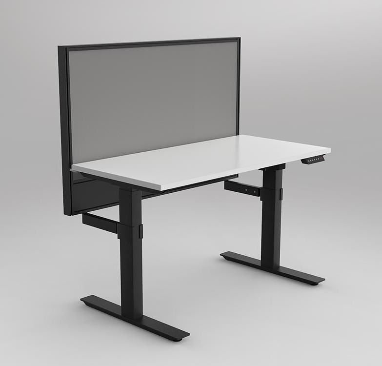 Agile Height Adjustable workstation - with Ducted Studio 50 Screen
