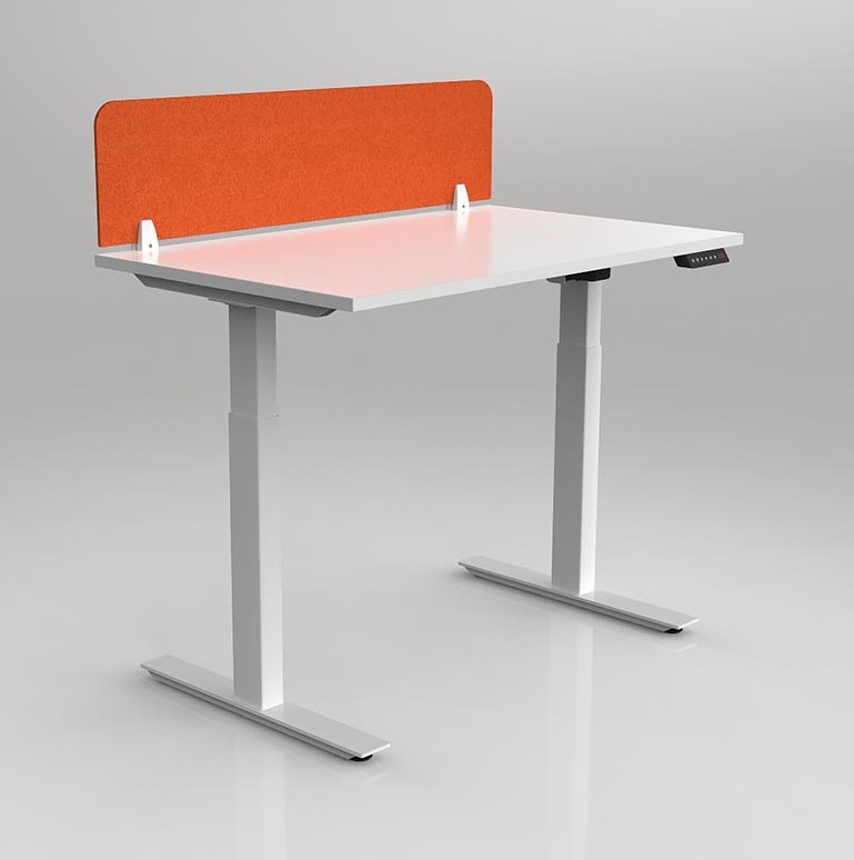 Agile Height Adjustable workstation - with 20mm AcoustiQ Screen
