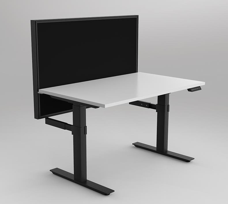 Agile Height Adjustable workstation - with Studio 50 Screens