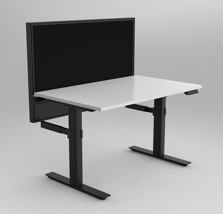 Agile Height Adjustable workstation - with Ducted Studio 50 Screen