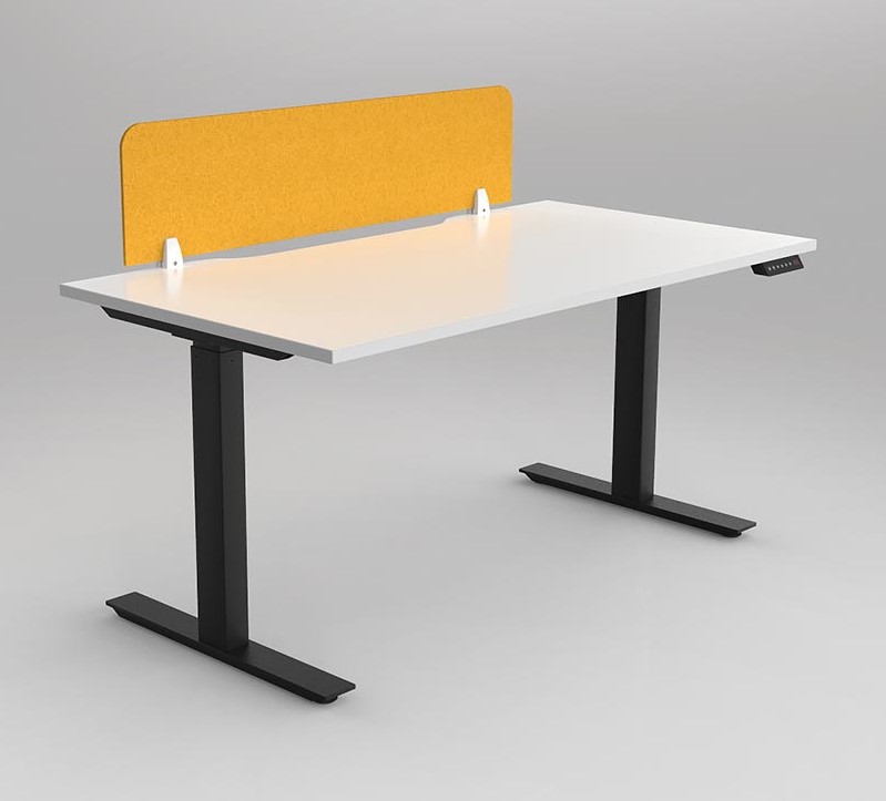 Agile Height Adjustable workstation - with 20mm AcoustiQ Screen