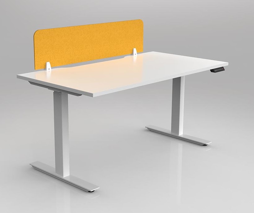Agile Height Adjustable workstation - with 20mm AcoustiQ Screen
