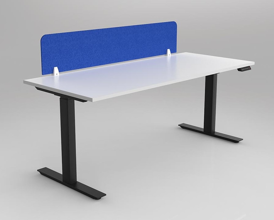 Agile Height Adjustable workstation - with 20mm AcoustiQ Screen