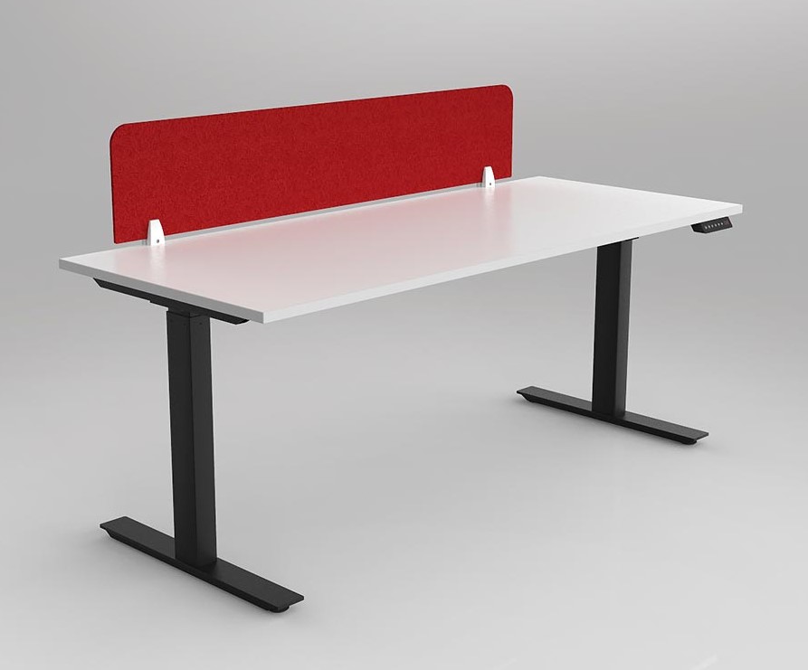 Agile Height Adjustable workstation - with 20mm AcoustiQ Screen