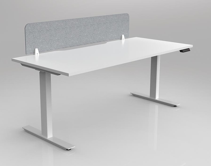 Agile Height Adjustable workstation - with 20mm AcoustiQ Screen