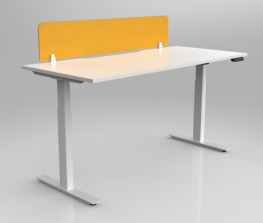 Agile Height Adjustable workstation - with 20mm AcoustiQ Screen