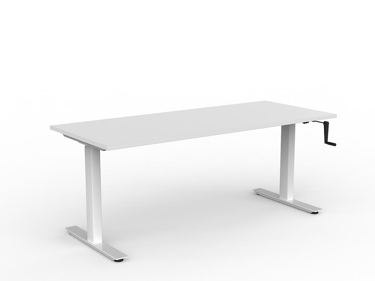 Agile Winder Height Adjustable Straight Desk