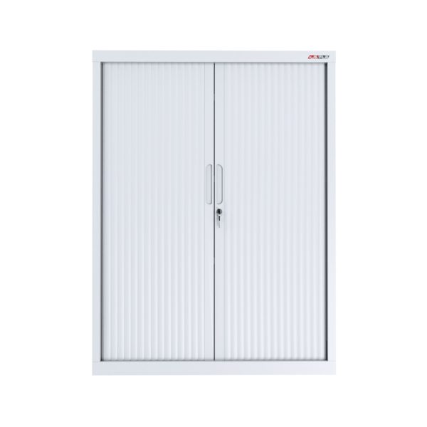 Aus Tambour Door Cupboards - 1200mmH x 1200mmW - no shelves - White