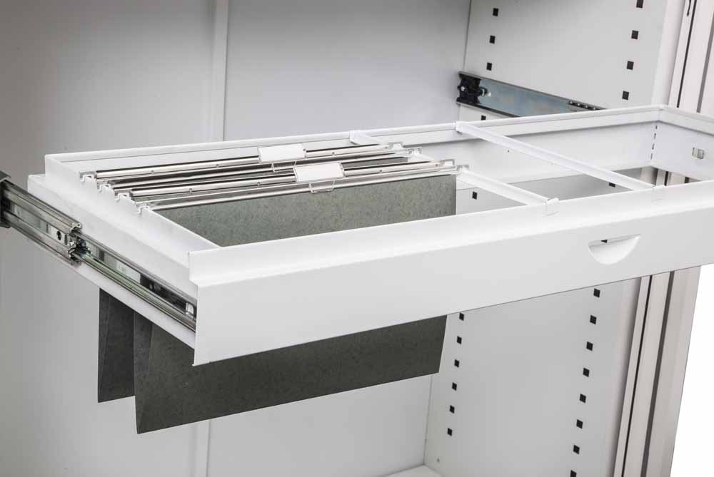 Go Roll Out File Frame and Shelf