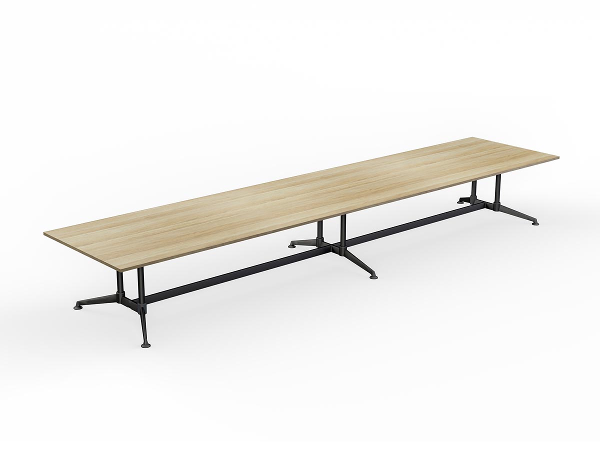 Modulus All Black Twin Post 2 Piece Top Tables