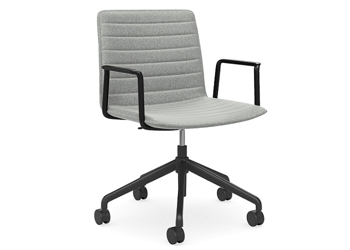 Nikola Swivel Arm Chair