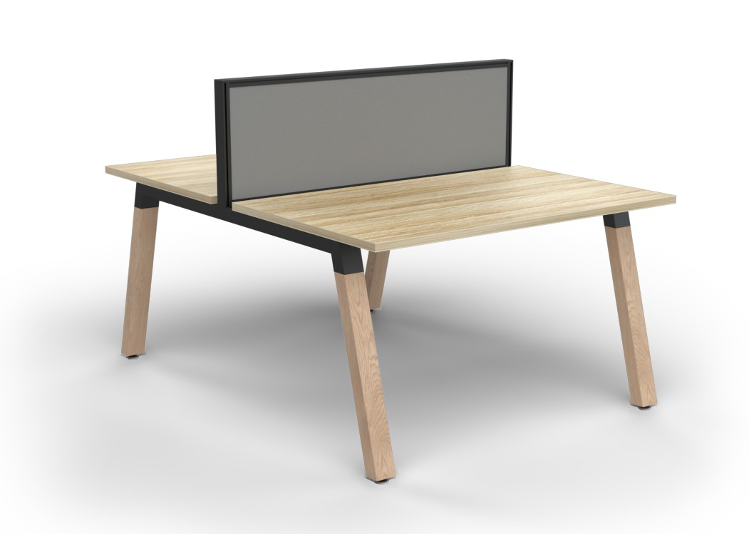 Plantation Two Person B2B workstation - with Studio 50 Screen