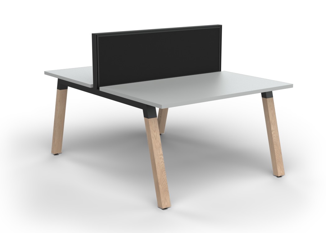 Plantation Two Person B2B workstation - with Studio 50 Screen