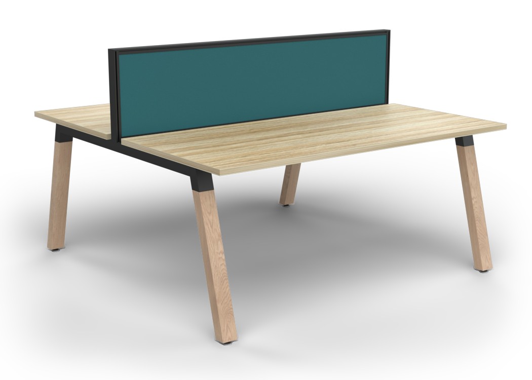 Plantation Two Person B2B workstation - with Studio 50 Screen