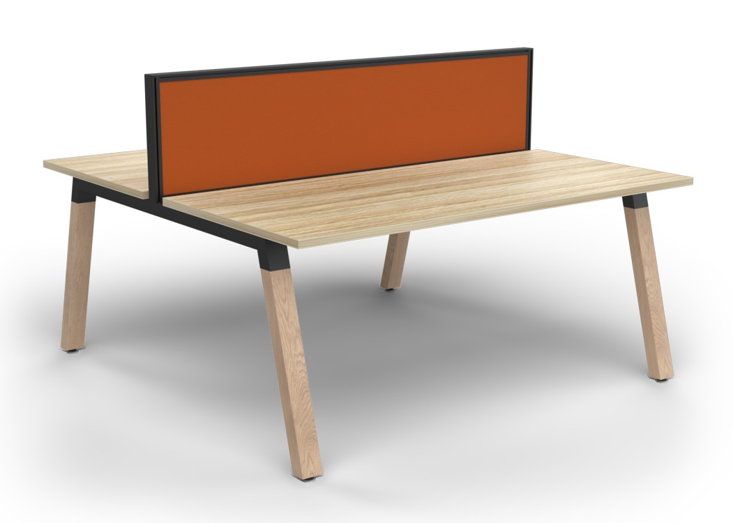 Plantation Two Person B2B workstation - with Studio 50 Screen