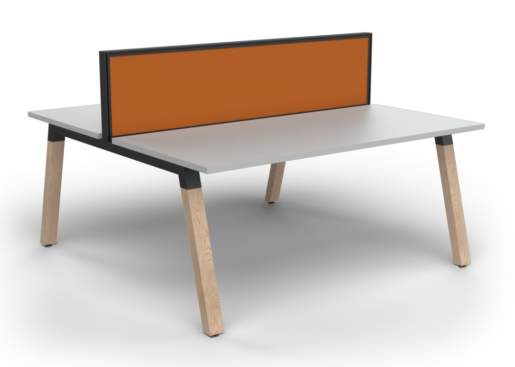 Plantation Two Person B2B workstation - with Studio 50 Screen