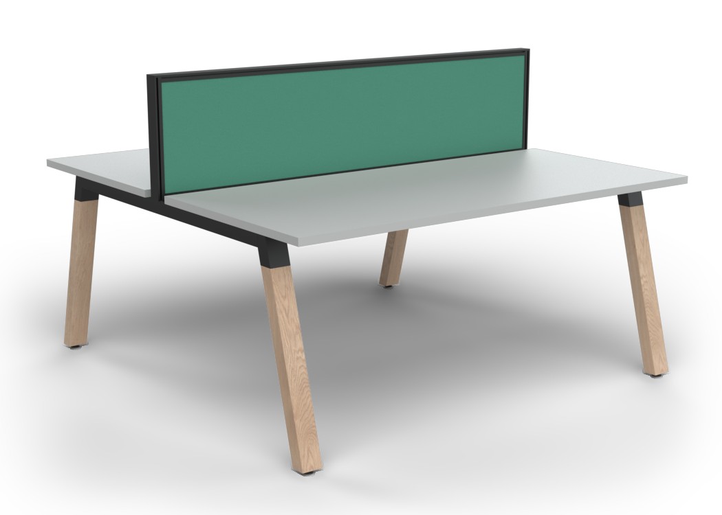 Plantation Two Person B2B workstation - with Studio 50 Screen