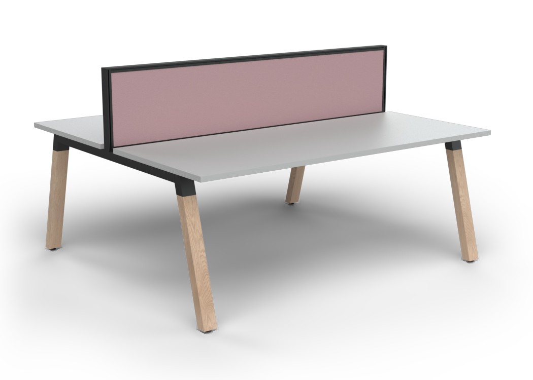 Plantation Two Person B2B workstation - with Studio 50 Screen