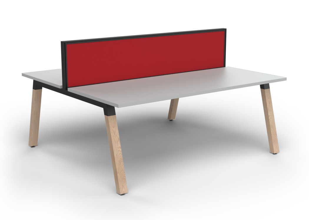 Plantation Two Person B2B workstation - with Studio 50 Screen