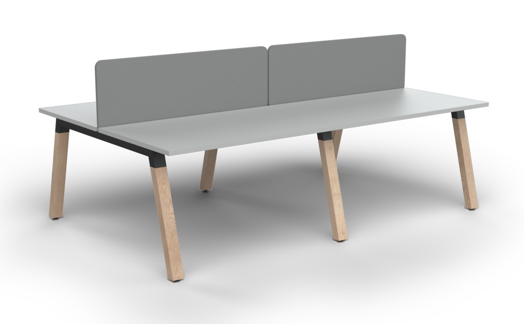 Plantation Four Person B2B workstation - with Acoustiq Divider