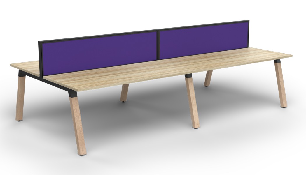 Plantation Four Person B2B workstation - with Studio 50 Screen