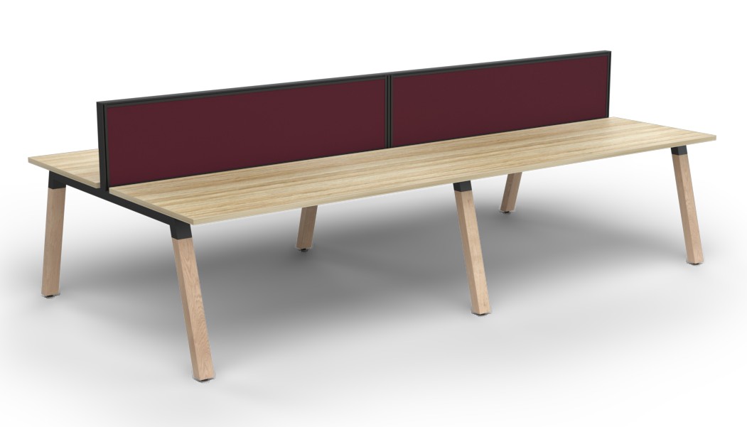 Plantation Four Person B2B workstation - with Studio 50 Screen