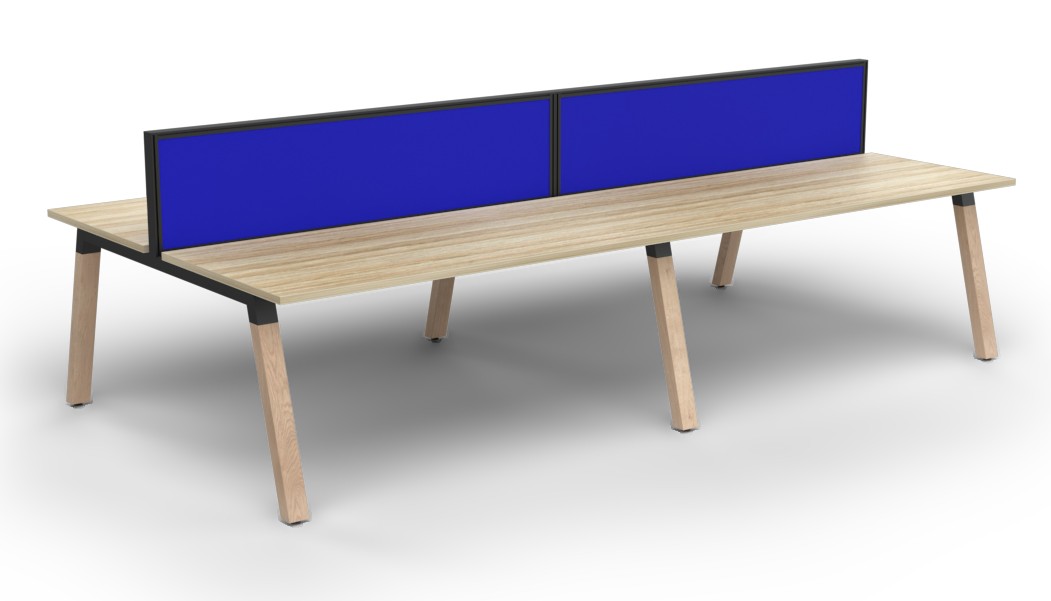 Plantation Four Person B2B workstation - with Studio 50 Screen