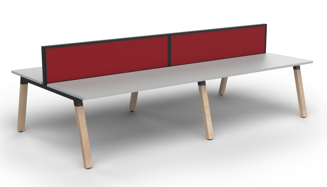 Plantation Four Person B2B workstation - with Studio 50 Screen