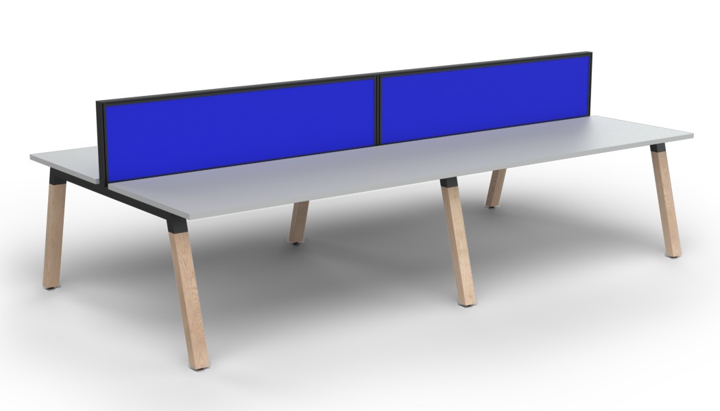 Plantation Four Person B2B workstation - with Studio 50 Screen