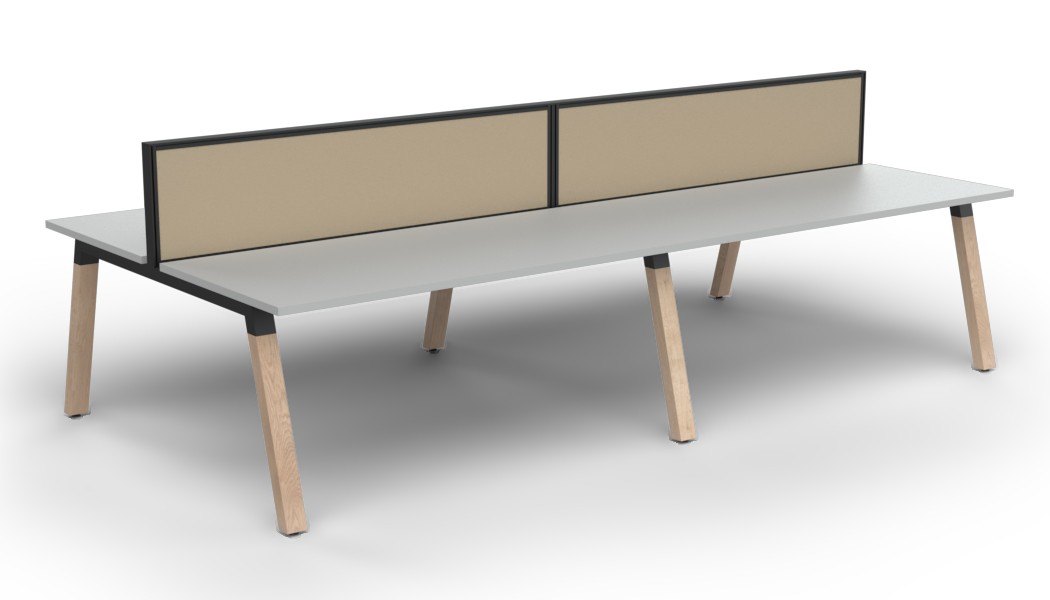 Plantation Four Person B2B workstation - with Studio 50 Screen