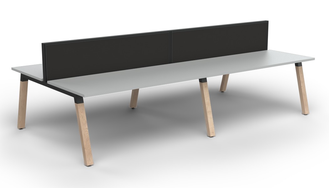 Plantation Four Person B2B workstation - with Studio 50 Screen