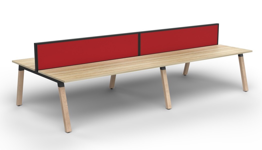 Plantation Four Person B2B workstation - with Studio 50 Screen