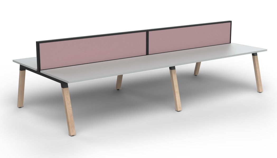 Plantation Four Person B2B workstation - with Studio 50 Screen