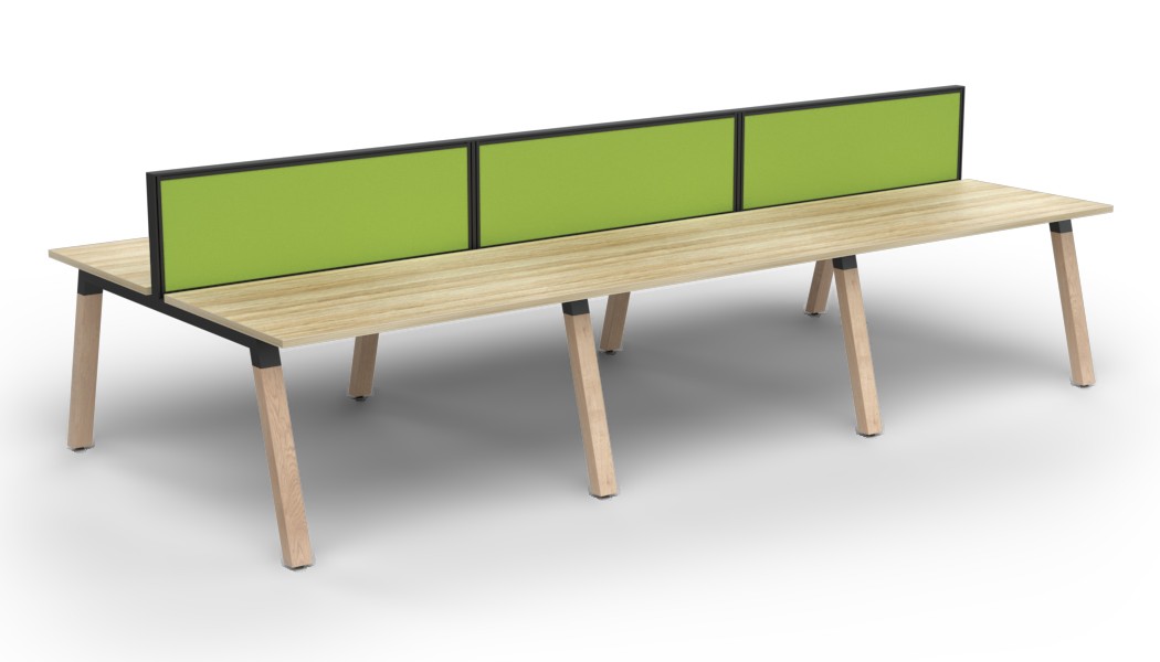 Plantation Six Person B2B workstation - with Studio 50 Screen
