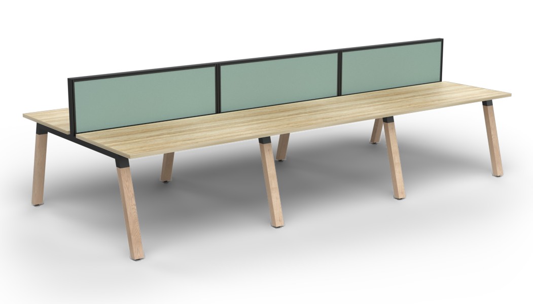 Plantation Six Person B2B workstation - with Studio 50 Screen