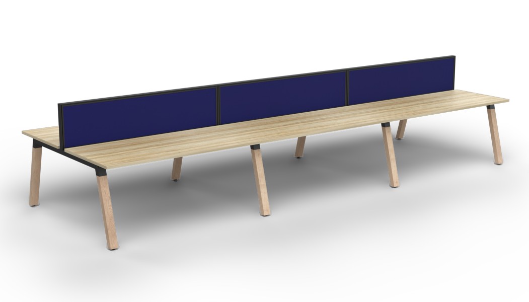 Plantation Six Person B2B workstation - with Studio 50 Screen