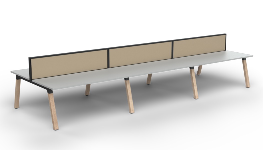Plantation Six Person B2B workstation - with Studio 50 Screen